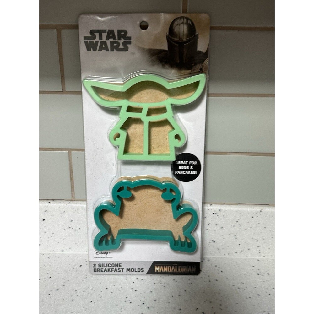 New Disney Star Wars The Mandalorian 2 Silicone Breakfast Molds